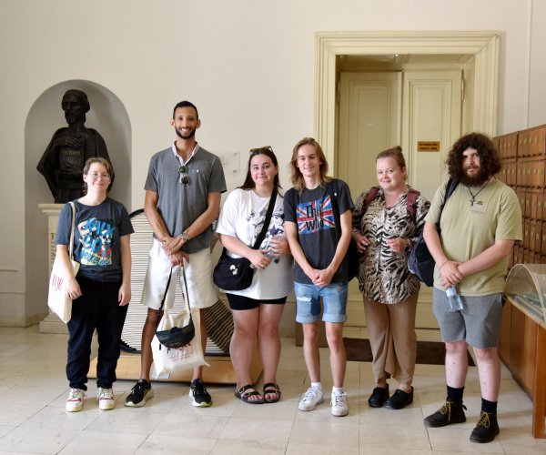 STUDENTS OF SUMMER SCHOOL OF THE FACULTY FOR MONTENEGRIN LANGUAGE AND LITERATURE VISITED THE NATIONAL LIBRARY
