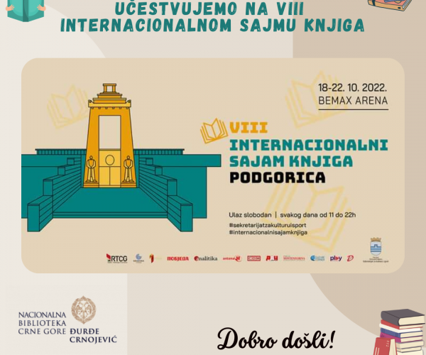 NLM PARTICIPATES IN THE VIII INTERNATIONAL BOOK FAIR IN PODGORICA